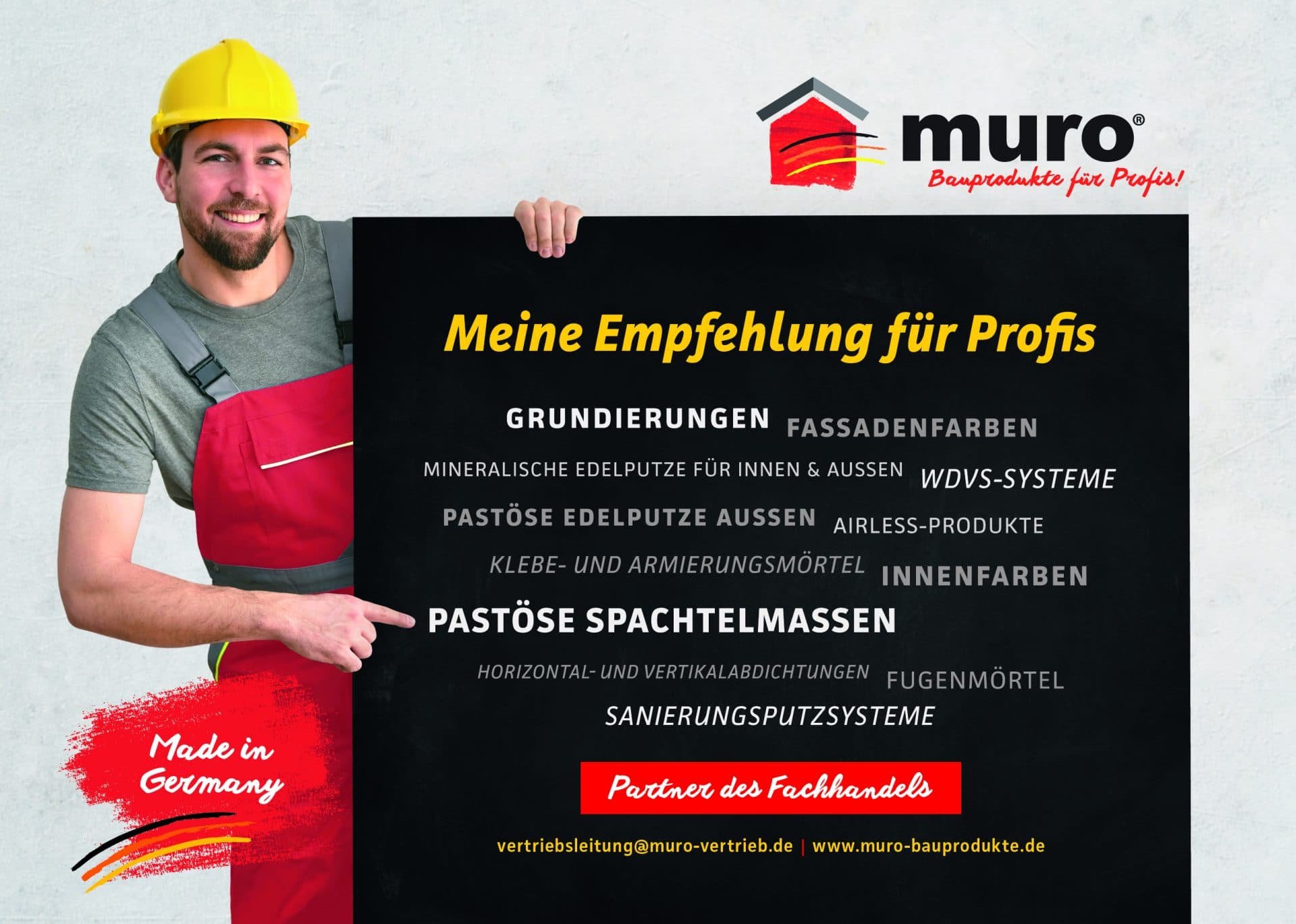 grundierungen von muro